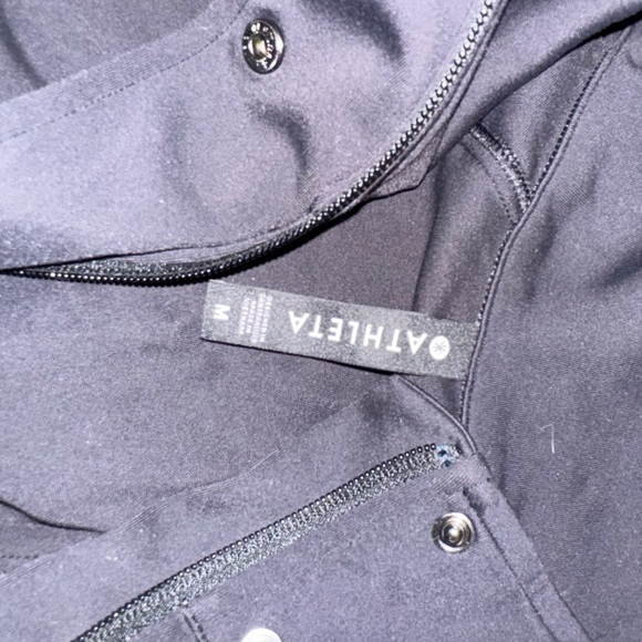 Athleta Black Bomber Jacket - Picture 2 of 2